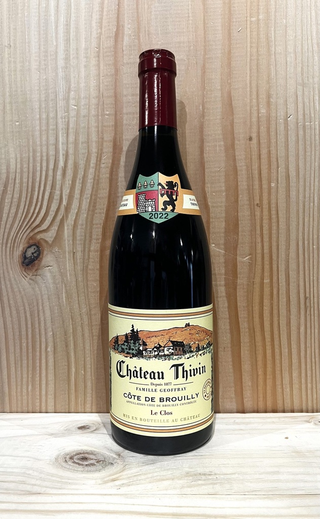 Château Thivin " Le Clos " 2022 Côte Brouilly AOC 13,5% 75cl