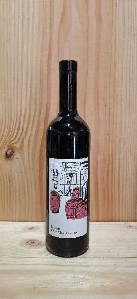 Cave Clair Obscur Merlot 2024 12.5% 70cl La Côte AOC 