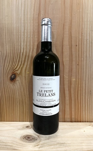 Chabanon Le petit Trelans blanc 2024 IPG St Guilhem 13% 75cl